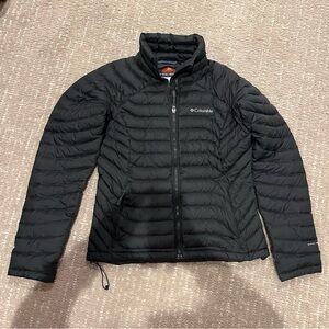 Columbia Powerfly Omni-Heat Down Jacket - 800 Fill Power - XS - Black